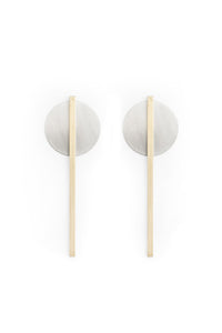 THEO earrings N°1 - two tone