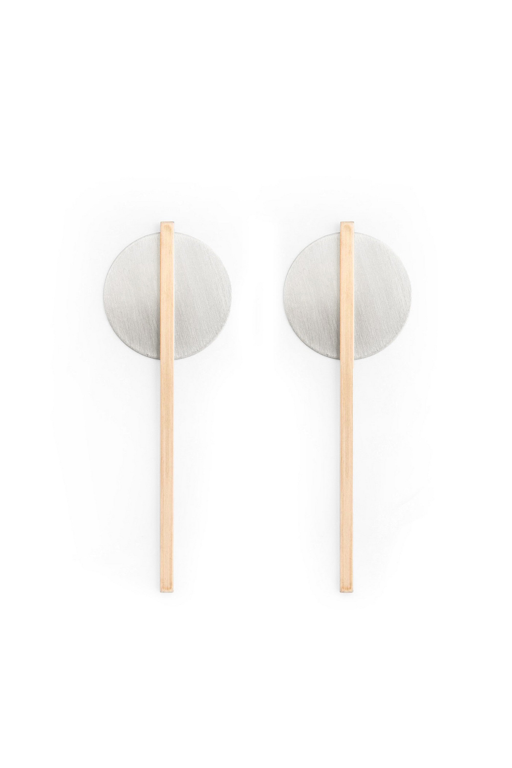 THEO earrings N°1 - two tone