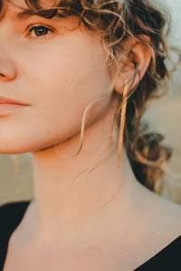 THEO earrings N°1 - two tone