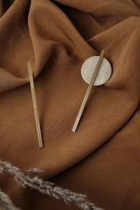 THEO earrings N°1 - two tone