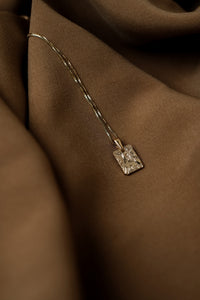 RECTANGULAR CHARM necklace N°2 (M)