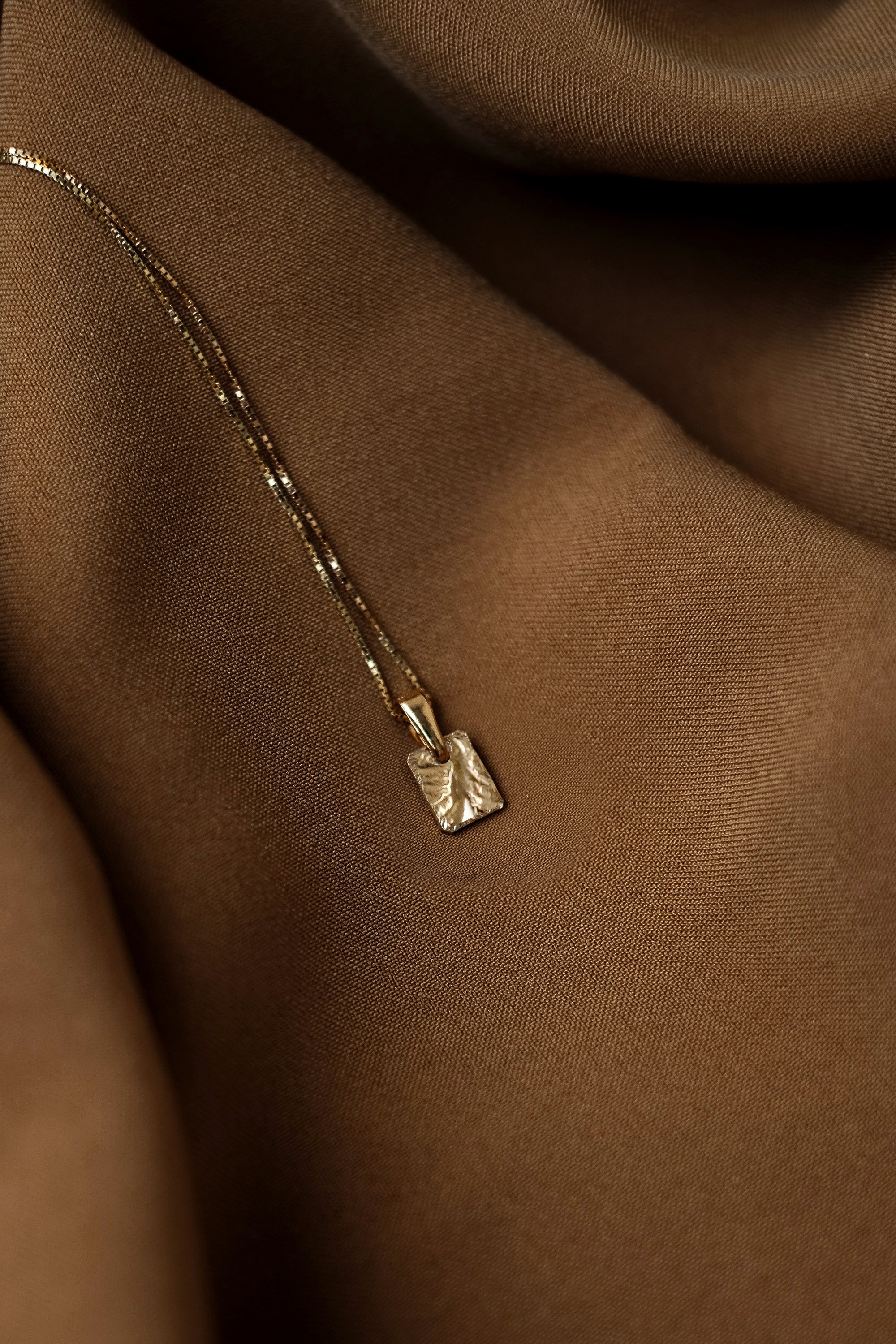 RECTANGULAR CHARM necklace N°1 (S)