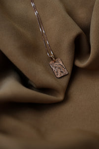 RECTANGULAR CHARM necklace N°3 (L)