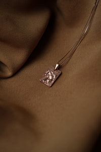 RECTANGULAR CHARM necklace N°3 (L)