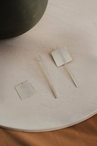 THEO earrings N°2 - two tone