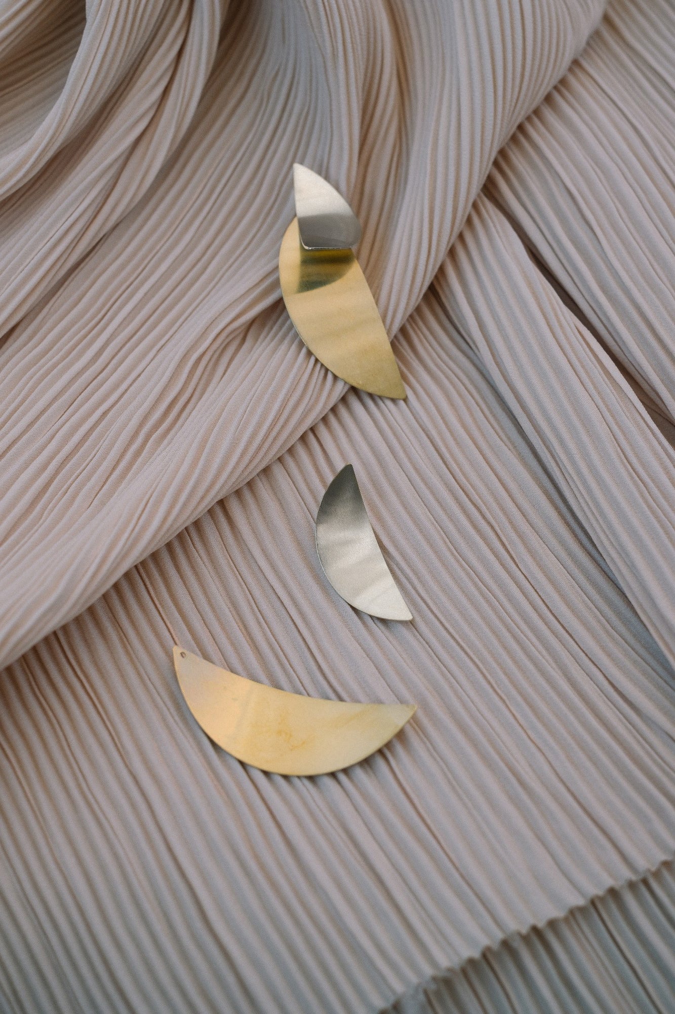 MISTA earrings N°1 - two tone