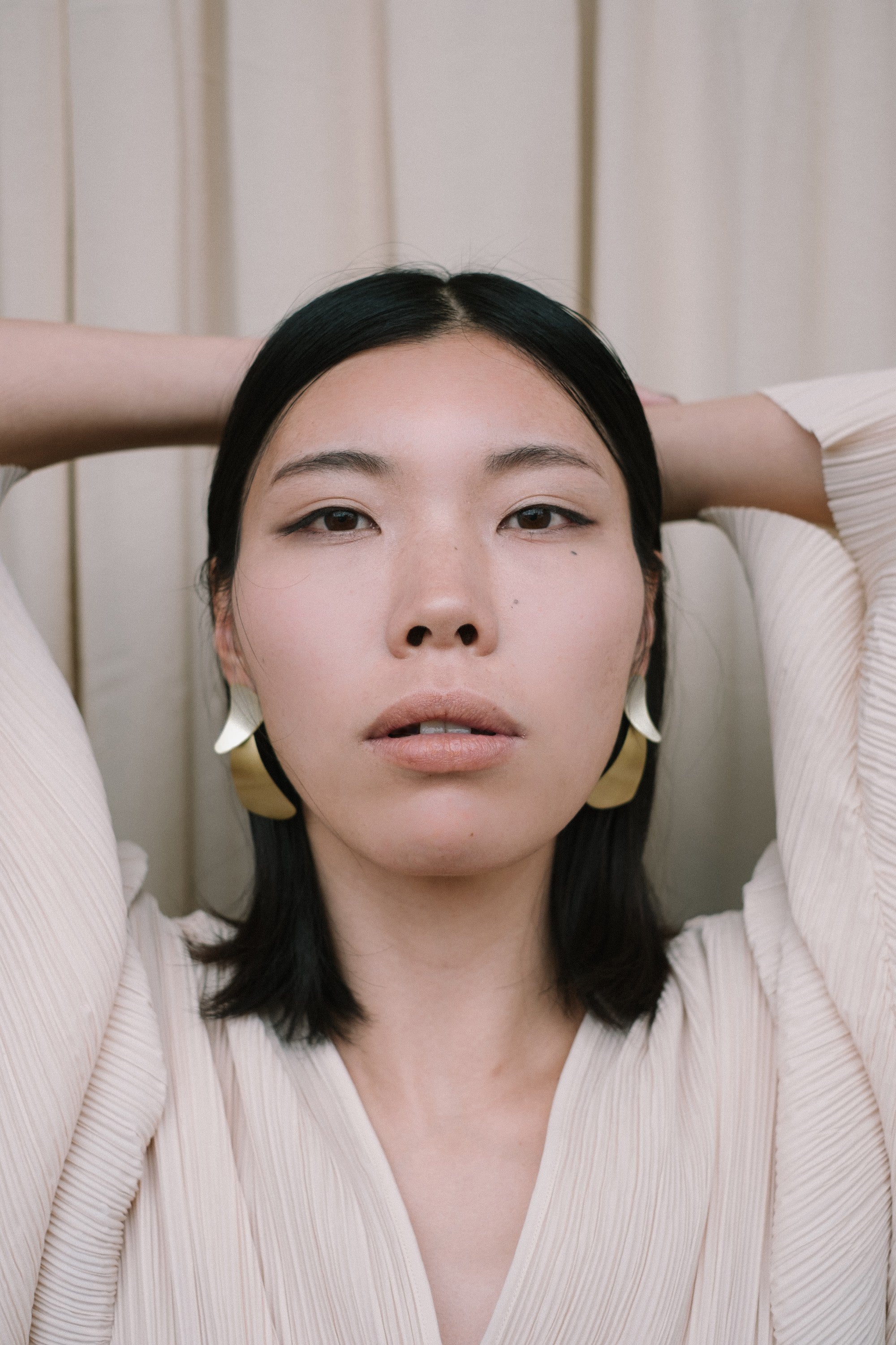 MISTA earrings N°2 - two tone
