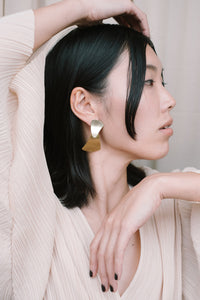 MISTA earrings N°2 - two tone