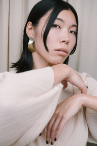 MISTA earrings N°2 - two tone