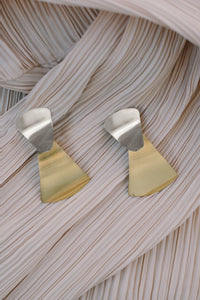 MISTA earrings N°2 - two tone