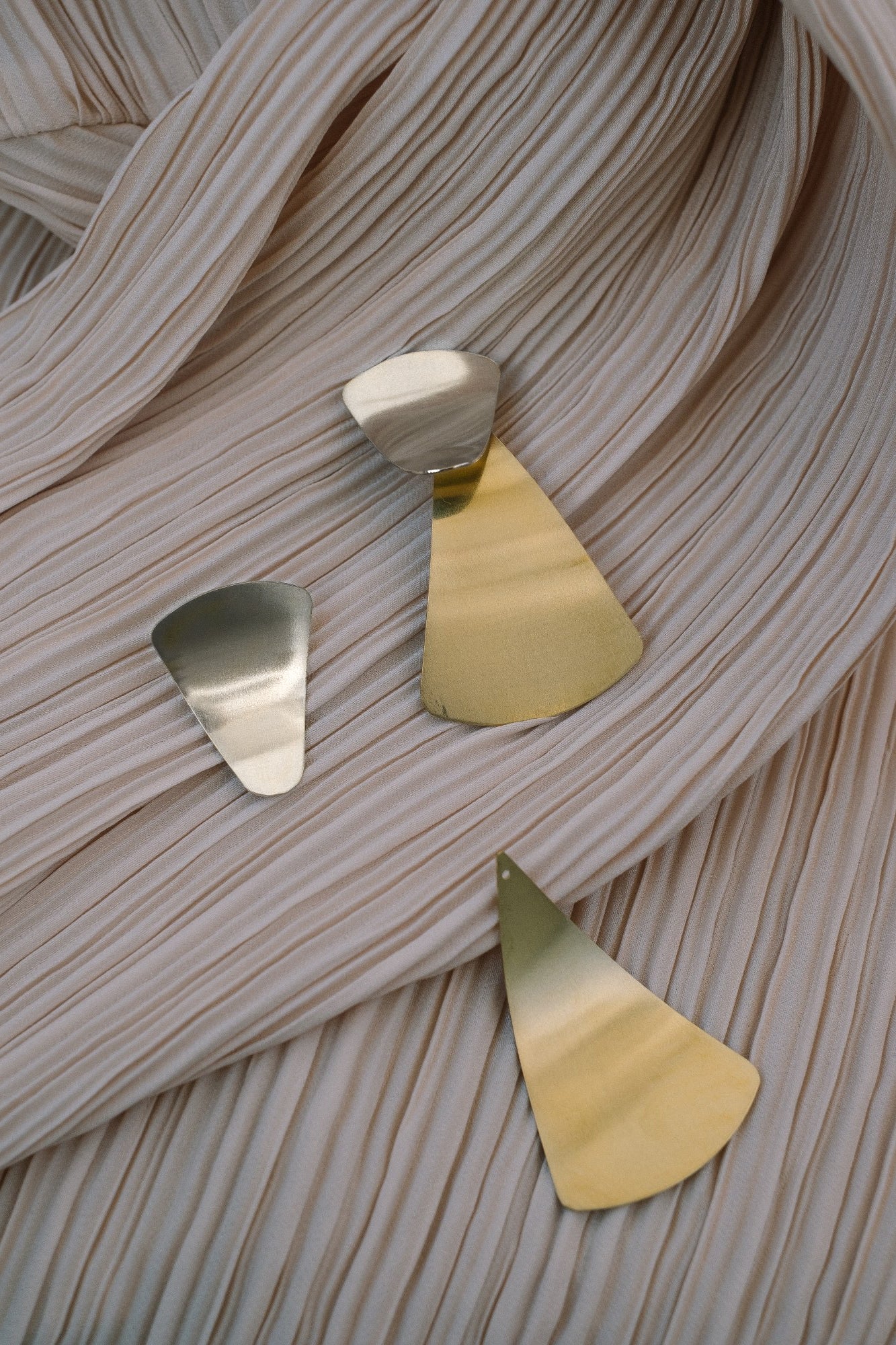 MISTA earrings N°2 - two tone